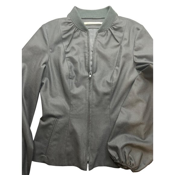 Twelfth Street by Cynthia Vincent Jacket Womens Small Wool Zip Bomber Style 5042 - Picture 11 of 12